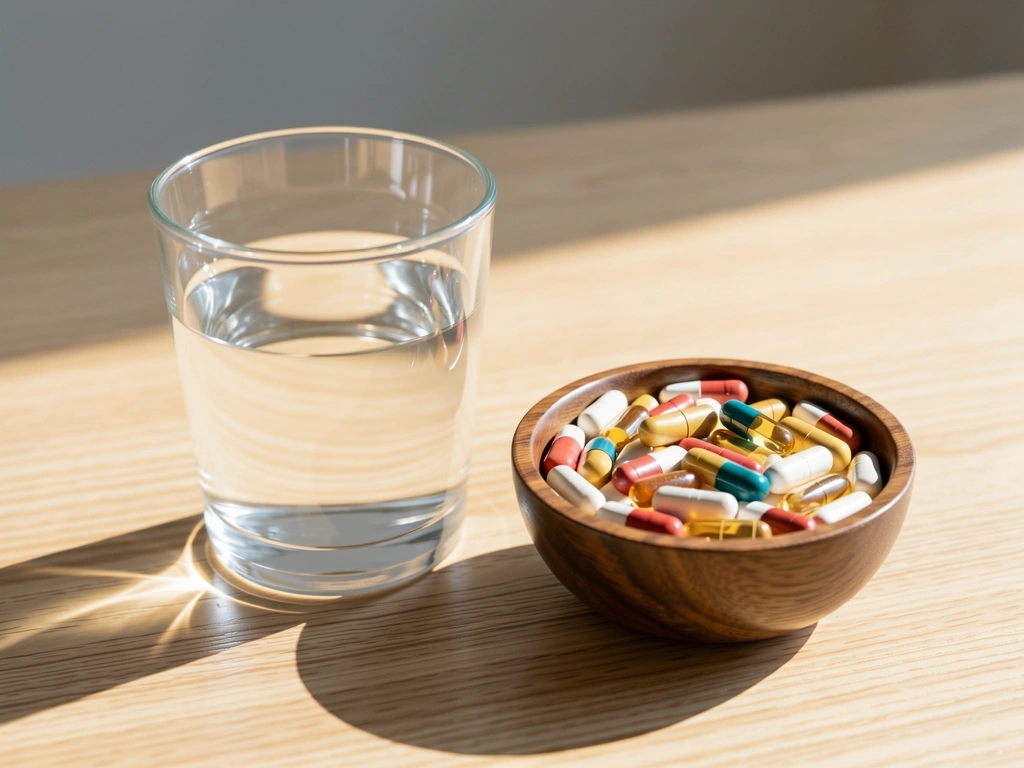 Morning wellness and vitamins for men